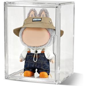 Display Case Compatible with 16 inches Height Labubu Fall in Wild