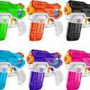 Water Guns for Kids 6 Pack Squirt Guns Water Soaker Blaster 220CC Capacity 15-20 Feet Shooting Range Water Gun for Boys Girls Toddlers Swimming Pool Beach Toys Water Fighting Toys