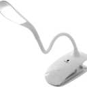 Clip-On LED Reading Light  Rechargeable & Flexible Neck Book Lamp with Adjustable Brightness  Perfect for Bedtime Reading & Travel