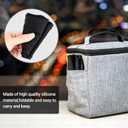 Silicone Lens Hood, Anti Reflection Lens Hood for Diameter 53-72mm Lens, Foldable Reversible Lens Shade for Canon RF 35mm EF-S 10-18 EF 50mm 28mm Nikon AF-S 50mm 18-105 Sony and More Lens