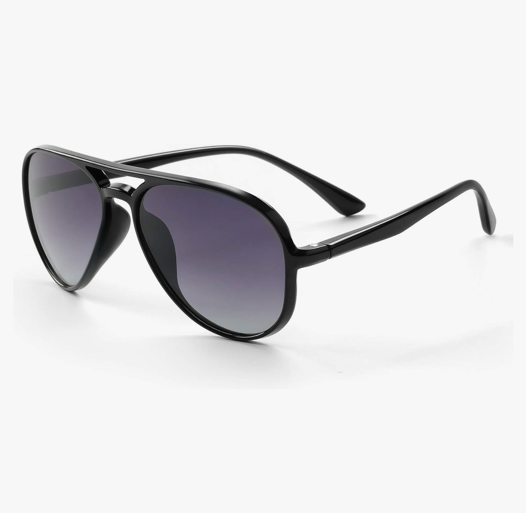 FONHCOO Kids Polarized Sunglasses for Girls Boys Aviator Toddler Sunglasses with Flexible Frame, UV400 Protection, Age 5-12