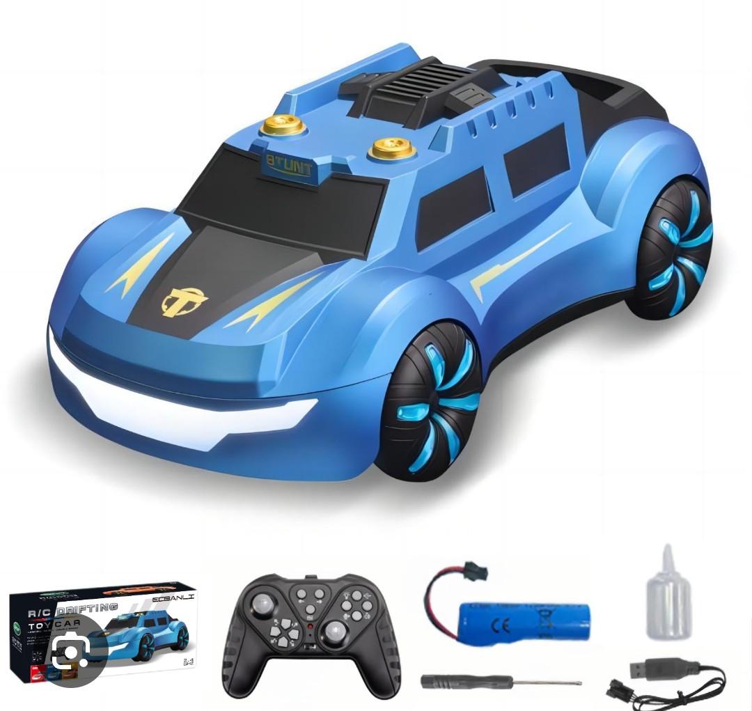 ECBANLI Dual Spray Remote Control Car Toy for Kids Adults, RC Model Racing Car Toys with Cool Led Lights, Birthday Gifts for Age 3 4 5 6 7 812 Year Old Boys Girls