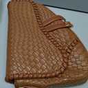 Fashion Women Saddle Shoulder Bag Clutch Purse Small Crossbody Satchel Handbag Woven Imitation Crocodile Leather Bag