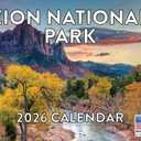 Zion National Park Calendar 2026 Utah Monthly Wall Calender 12 Month | American Made In The USA