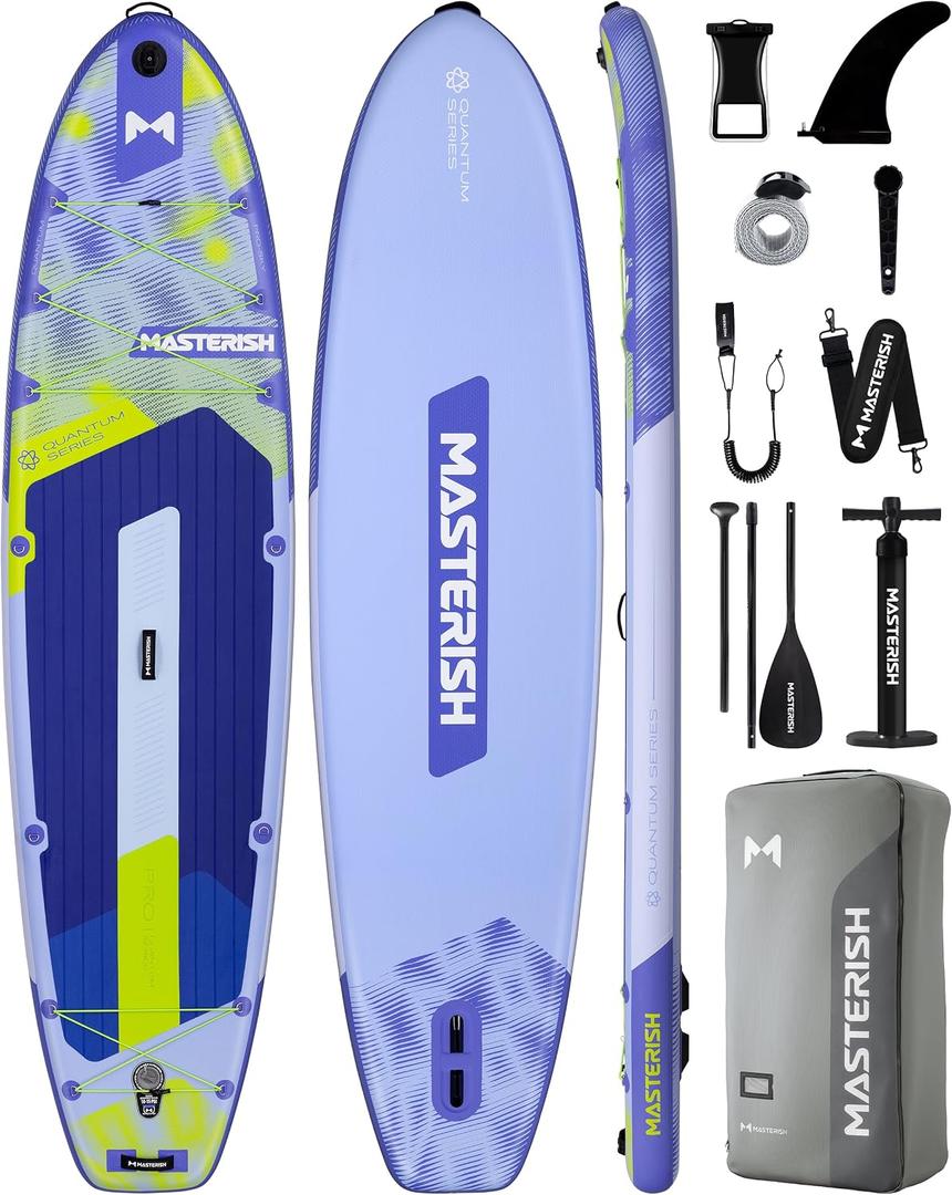 Extra Wide Inflatable Paddle Board 116 x 35 x 6, 450 LB High Weight Capacity SUP, Wide Stable Stand Up Paddle Board for Heavy People, Family & 2/3 Person, XL All-Around Paddleboard