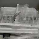 Clothes Rack - Clothing Rack with Storage Mesh Shelf & Casters, Heavy-Duty Metal Clothing Rack for Hanging Clothes, Dresses, Coats, Large Load Capacity, Easy Assembly, Black, 28.0"x16.9"x59.0"