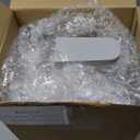 Havawish Ice Storage Bin and Flexible Scoop Set Plastic Freezer Bin with Pull Out Handle Storage Bucket Clear for Container with Scoop(Grey,10.83 x 4.92 x 4.33 in,Classic) (Gray)