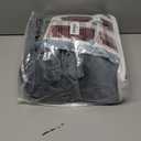 H.VERSAILTEX Rich Velvet Stretch 2 Piece Cover Chair Slipcover Sofa Cover Furniture Protector Couch Soft with Elastic Bottom Chair Couch Cover with Arms Width Up to 49 Inch(Chair, Stone Blue)