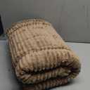 Couch Cover for Dogs Washable, Pet Couch Covers for Sofa, Soft Fuzzy Sectional Sofa Cover L Shape, Thick Couch Protector Pet Friendly, Paw Cart Dog Mat for Couches and Sofas (35.4" x 70.9", Brown)