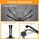 Universal Stroller Board with Detachable Seat, 2 in1 Stroller Ride-On Board, Sit and Stand Stroller Attachment for 3-7 Years Old, Holds Up to 55 lbs