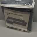 Sectional Couch Covers 2-Piece Softness L Shaped Sofa Cover Super Stretch L-Type Couch Slipcover with 2Pcs Pillowcases Sofa Slipcover 3 Seater + 3 Seater Furniture Protector (Dark Grey)