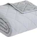 Eddie Bauer - Twin Size Blanket, Ultra-Soft Bed Blanket with Plush Reverse, Throw Blanket for Couch or Bed (Classic Solid Grey)