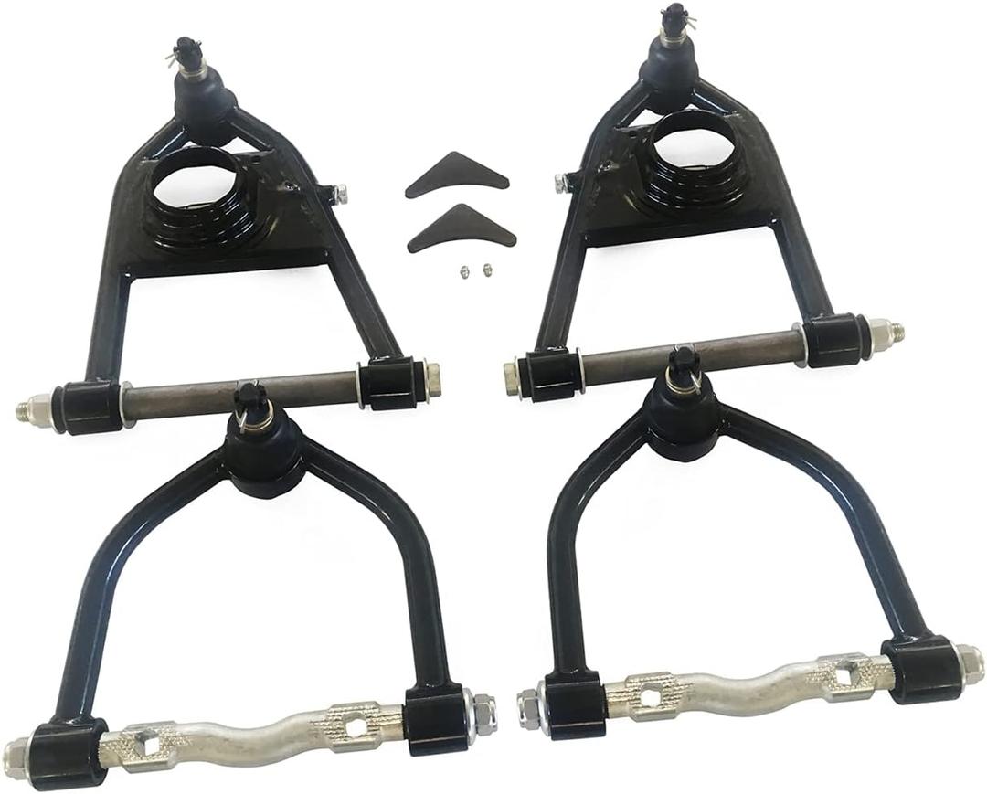 Front Upper Lower Tubular Control Arms Suspension Kit For 1974 1975 1976 1977 1978 Ford Mustang II