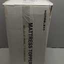 Firm Mattress Topper Queen Size 3 Inch, Cooling Gel & Bamboo Charcoal Memory Foam Mattress Topper for Back Pain Relief, Bamboo Dual-Layer Foam Bed Pad with Removable Cover