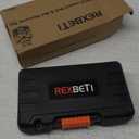 REXBETI Impact Bolt & Nut Remover Set, 13+1 Pieces Bolt Extractor Tool Set with Solid Storage Case