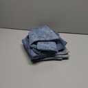 MIULEE Pack of 4 Couch Throw Pillow Covers 18x18 Inch Navy Blue Soft Decorative Chenille Pillow Covers Farmhouse Accent Cushion Covers for Boho Home Decor Sofa Bedroom Living Room