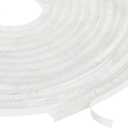 uxcell Self Adhesive Brush Seal Weather Stripping 1/4" x 9/32" x 49ft, Door Brush Strip for Sliding Sash Door Window Wardrobe Seal, White