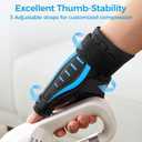 Thumb Brace Right/Left Hand, Thumb Spica Splint Hand Brace for Arthritis Pain and Support, Ergonomical Thumb Stabilizer for Trigger Thumb, CMC, De Quervains Tenosynovitis Pain Relief(S/M Blue)