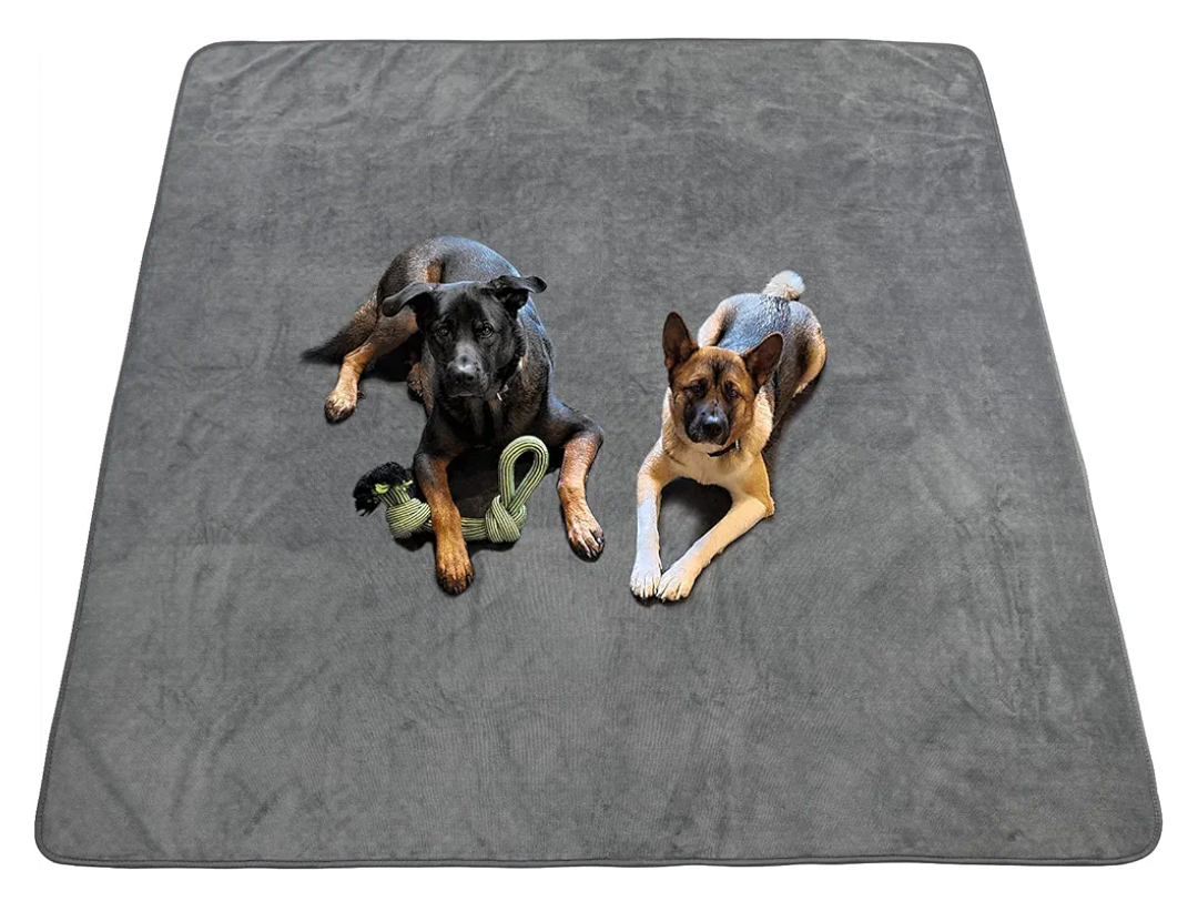Dog Pee Pad Washable Extra Large, Instant Absorb Thicker Training Pads Non-Slip Pet Playpen Mat, Waterproof Reusable Floor Mat Ideal for Puppy Senior Dog Whelping Incontinence Housebreaking 65x48 Inch