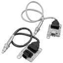 HQPASFY 5WK97338A 5WK97339A Inlet & Outlet NOx Sensor Nitrogen Oxide Sensor Compatible with Mercedes-Benz, Freightliner Cascadia, Western Star Engine Detroit Diesel DDE DD13 DD15