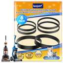 KEEPOW Replacement Belt Set Compatible with Bissell ProHeat 2X Revolution Models 1548 1550 1551 35799 Compare to Parts #1606418 & 1606419 & 1606428 6 Pack (1606418*2+1606419*2+1606428*2)