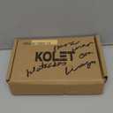 KOLET Ball Bearing Door Hinges, 4 x 4 Inches Door Hinges, 5/8'' Radius Corner Hinges, Heavy Duty Stainless Steel, Smooth and Quiet, Non Removable Pin, Brushed Nickel, 6 Pack