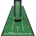 PuttOUT Medium Putting Mat - Perfect Your Golf Putting (7.9ft x 1.6ft)(Green)