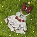 17cm Doll Clothes Set & Outfit Set for 17cm Dolls - Premium Fashion Dresses with Accessories, Luxury Chic Doll Clothing & Style Bundle Princess Pink