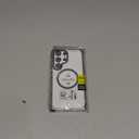 DEERLAMN Strong Magnetic Case for Samsung Galaxy S25 Ultra 6.9-Inch,[Compatible with Magsafe][Military Grade Drop Protection] Clear Slim Shockproof Protective Phone Cover, Transparent+Purple