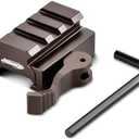 AOMEKIE QD Riser Mount 1/2" Mini Riser Mounts Adaptor with QD Lever Lock Quick Release/Detach & 3 Slots Picatinny Rails for Scope Rings Optics Sights