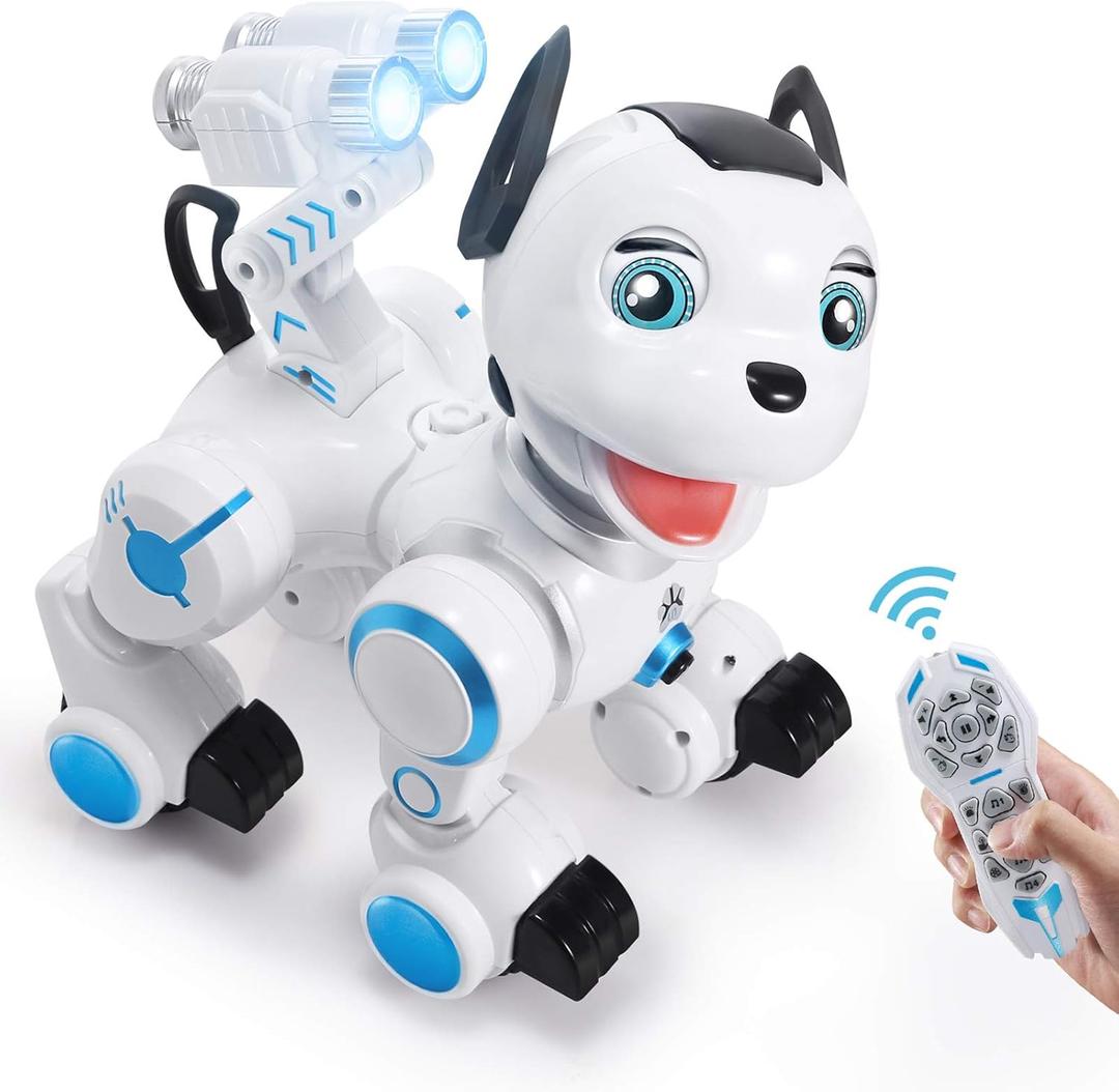 SGILE Robot Toy,RC Robot Interactive Intelligent Walk Sing Dance Programmable Robot Gift for Kids (Dog)