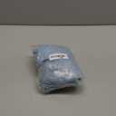 uxcell Square Ottoman Cover 18x18x18inch Stretch Polyester Washable Ottoman Slipcovers Elastic Foot Stool Foot Rest Protector for Living Room Bedroom, Sky Blue