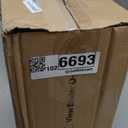 SUNEE 2 Inch Binders 3 Ring 12 Pack Bulk, PVC-Free Clear View 2" Binders (Fits 8.5x11 Inches) for School, Office & Home Use, White