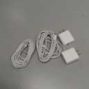 Fast Charger iPhone, Dual Port A/C Charging Adapter, 2Pack Quick Double Wall Charger Block, Apple Charger Block 10FT USBC to Lightning Cable for iPhone 14/13/12/11/ProMax/XS/XR (White)