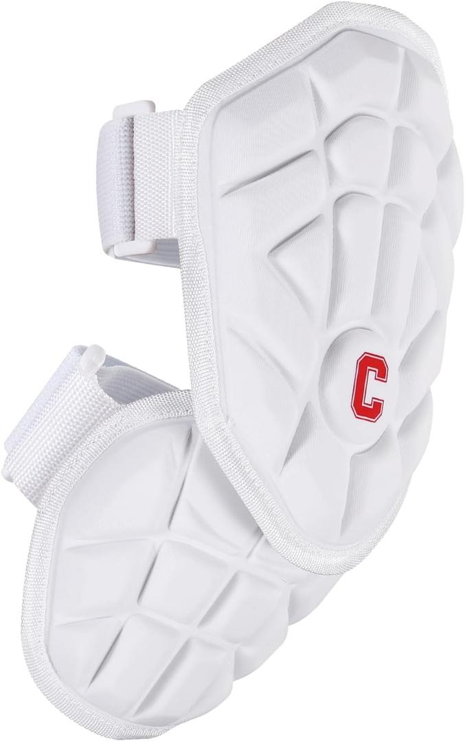 Batter's Baseball Elbow Guard for Youth and Adult - Elbow Pads - Forearm Guard (Youth/S, White)