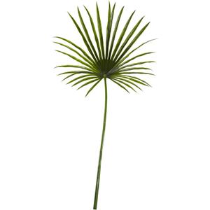 Nearly Natural 50in. Fan Palm Spray Artificial Plant (Set of 2)