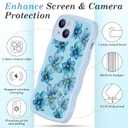 teloxy Magnetic for iPhone 16 Case,Shockproof Protective Durable Slim Translucent Matte Anti-Fingerprint Phone Case for iPhone 16 6.1 inch,Light Blue
