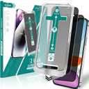 2 Pack Privacy Screen Protector for iPhone 11 / XR, [Auto-Alignment Kit] 6.1 Inch Tempered Full Screen Glass, Auto Dust-Elimination Installation, Anti-Spy, Bubble Free, Case Friendly
