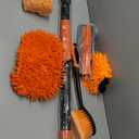 26FT High Reach Duster Cleaning Kit with Extension Pole, High Ceiling Fan Cleaner Duster Tool for Fan Blades, Window Washing Kit with Microfiber Feather Duster & Window Squeegee