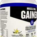 Muscle Milk Gainer Protein Powder, Vanilla Creme, 32g Protein, 5 Pound (EXP 06/12/26)