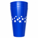 4 pack blue star cups
