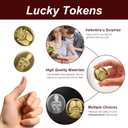 5 x 2PCS Double-Sided Beautiful Woman Coins,Funny Adult Coins - Heads and Tails for Prank Games, Lucky Tokens& Valentine's Novelty Gifts (Golden)