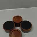 Furniture Raisers Bed Risers - 2 Inch Wooden Circle Heavy Duty Furniture Height Extenders Lifts for Sofa Couch Desk Chair Table Base Raising Space, Convenient Store and Cleaning, Pack of 4