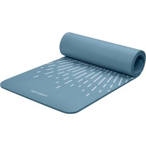 Retrospec Solana Yoga Mat Thick 1/2in Non-Slip Workout Mat with Nylon Strap - 72x24in Exercise Mat for Pilates, Stretching & Fitness - BPA Free, Easy Clean