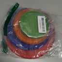 Replacement Lids for Pyrex Glass Food Storage Containers Round Plastic (2) 7202-PC 1 Cup Green (2) 7200-PC 2 Cup Orange (2) 7201-PC 4 Cup Blue (1) 7402-PC 6/7 Cup Red (Bundle 3)