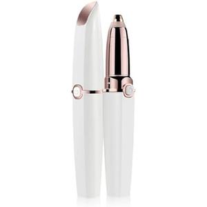 Abhiya's Facial Hair Remover & Eyebrow Trimmer - 2 in 1 Electric Women's Face, Nose & Body Shaver - Painless Epilator - USB Rechargeable with LED Light