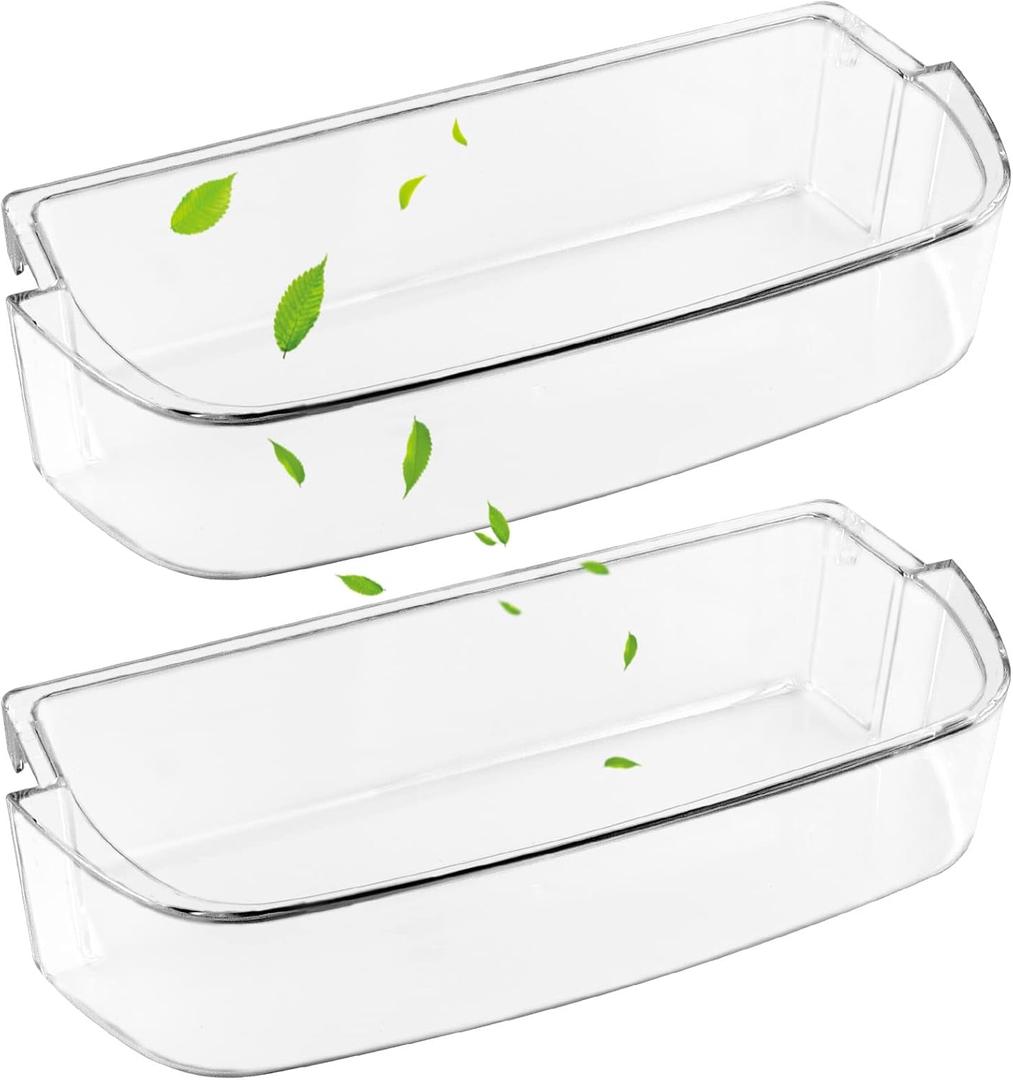 2-PACK WPW10710203 Refrigerator Door Bin by AMI PARTS Compatible with whirl-pool Replaces W10710203 W10451871 AP6023888