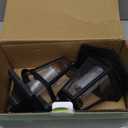 MAGGIFT 37.8 Inch Hanging Solar Lights for Outside Solar Garden Lights Decorative Lanterns with 2 Shepherd Hooks Waterproof Landscape Lighting for Lawn Patio Yard Pathway Driveway, 2 Pack