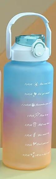 Motivational Water Bottle 30 oz Capacity, Reusable Sports Bottle
