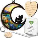 6'' Yorkshire Terrier Memorial Suncatcher, Custom Name, Pet Ornament Window Car Hanging, Sympathy Gift for Loss of Pet, Passed Away Remembrance Gift for Dog Lovers 40-SS1